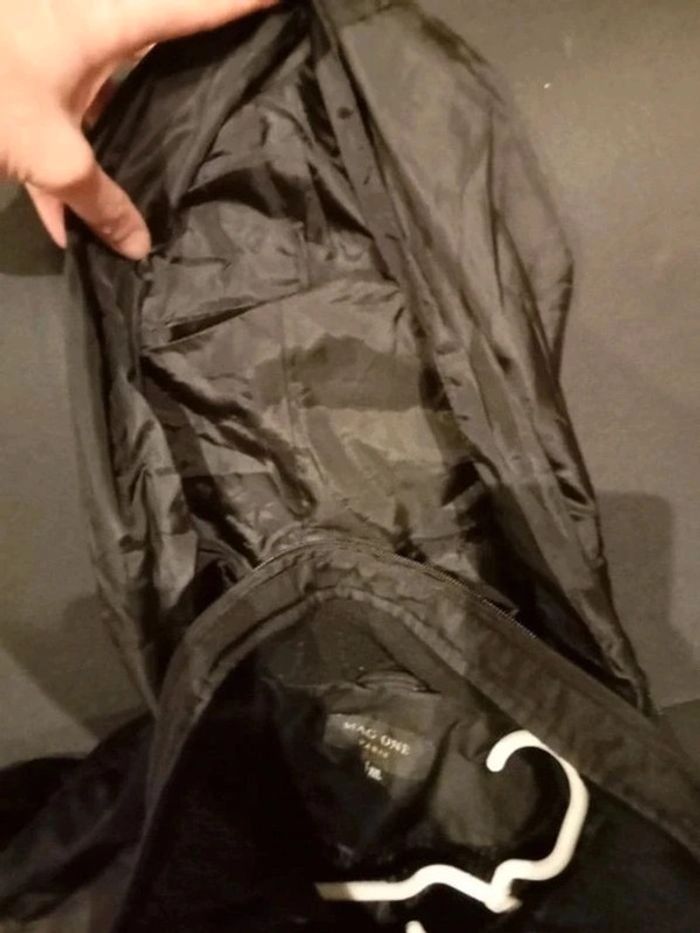 Manteau noir léger pour homme - photo numéro 8
