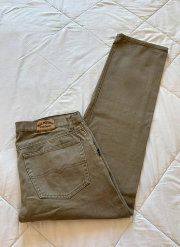 Jean homme Blue Mountain – marron/taupe/kaki – taille 2XL/50 relaxed fit droit vintage 2000s y2k