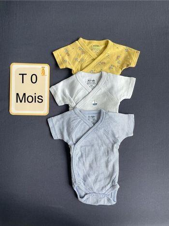 Lot de 3 bodies