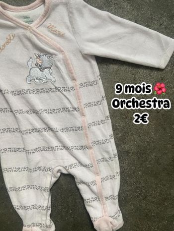 Pyjama 🌺 9 mois 🌺 Orchestra