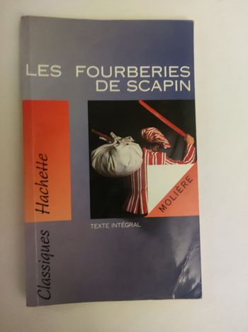Livre Les fourberies de Scapin Molière / Hachette