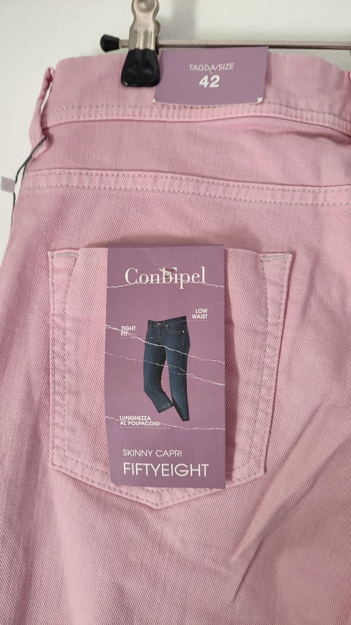 Pantacourt rose taille 38 - photo numéro 5