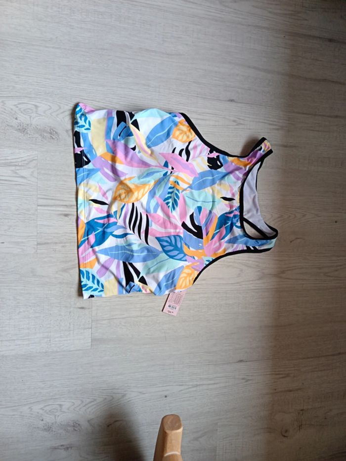 Haut bain débardeur bain maillot bain ardene swim neuf étiqueté taille  L XL 42 - photo numéro 5