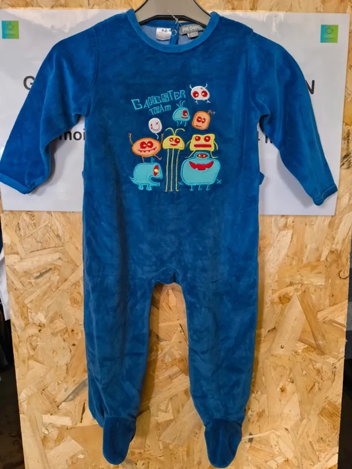 325096 pyjama bleu garçon 18 mois pick ouic