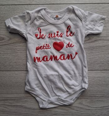 Bodie manche  courte 0-3 mois