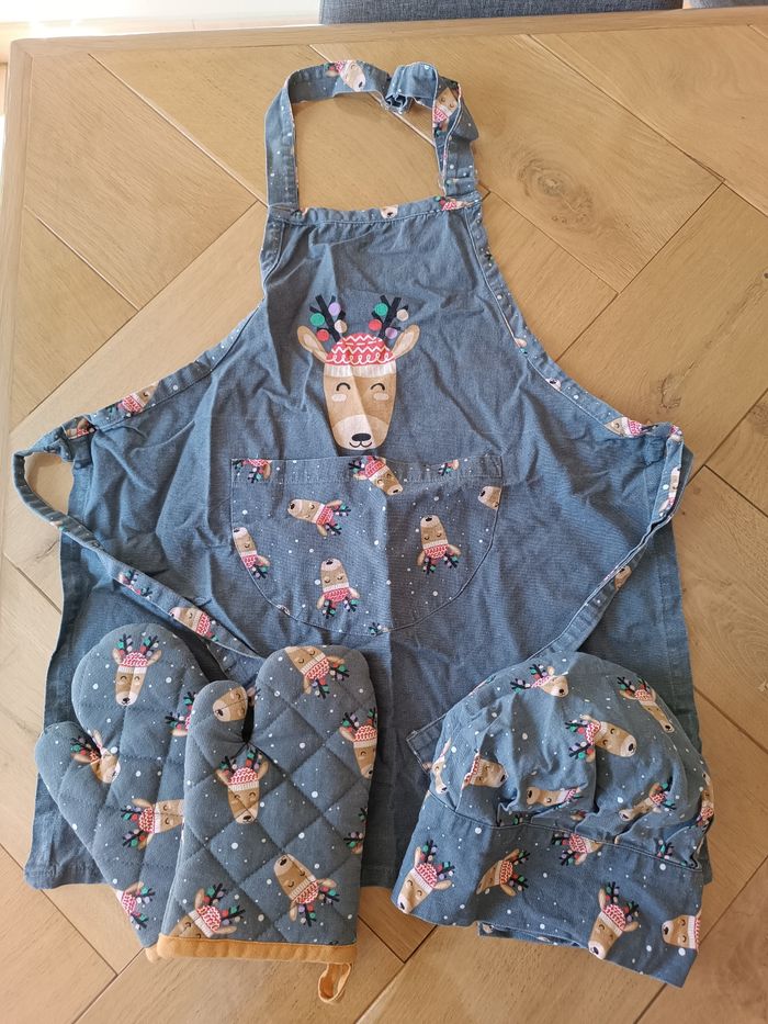 Tablier toque et gant