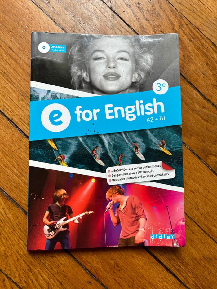 E for English 3e - Anglais Ed.2014