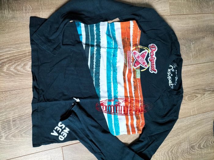 Desigual neuf 10 ans tee shirt longues manches