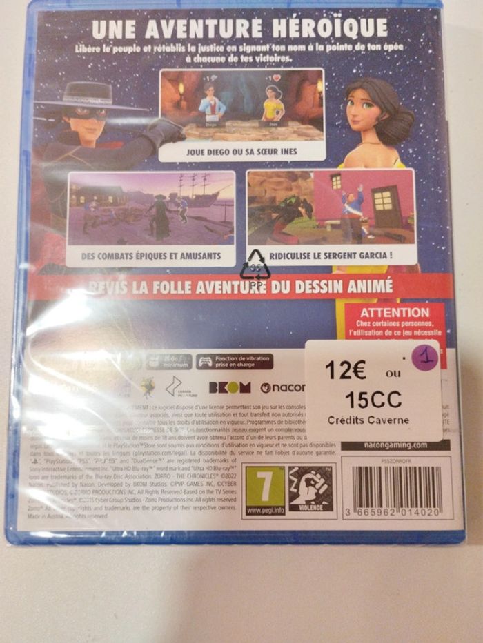 Zorro - PS5 neuf - photo numéro 2