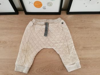 Pantalon molleton type sarouel Petit Bateau