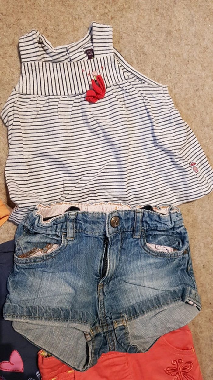 Lot de 3 ensembles estivaux fille 9 mois - photo numéro 4