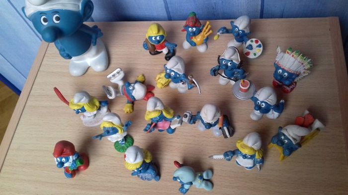 Schtroumpfs en pvc - photo numéro 4