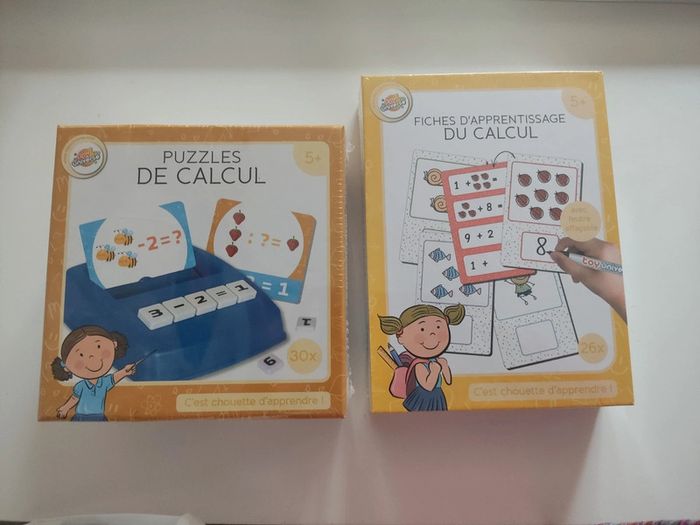 Lot de jeux apprentissage calcul