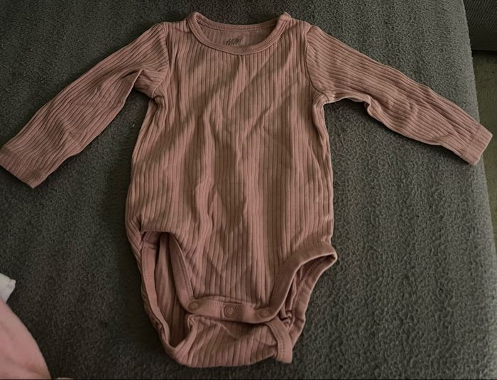 Body bébé vieux rose