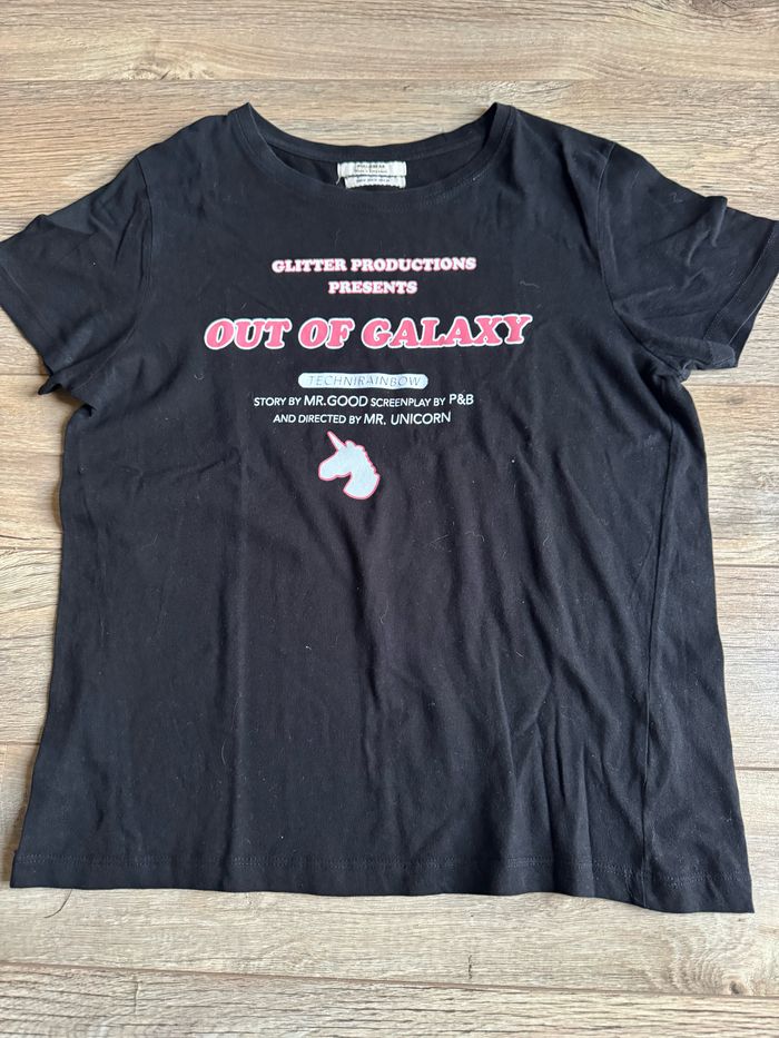 Tee-shirt noir Pull &Bear M