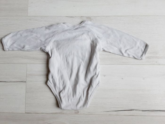 Vêtement bébé mixte garçon fille body manches longues Vert Baudet lapin 9 mois - photo numéro 3