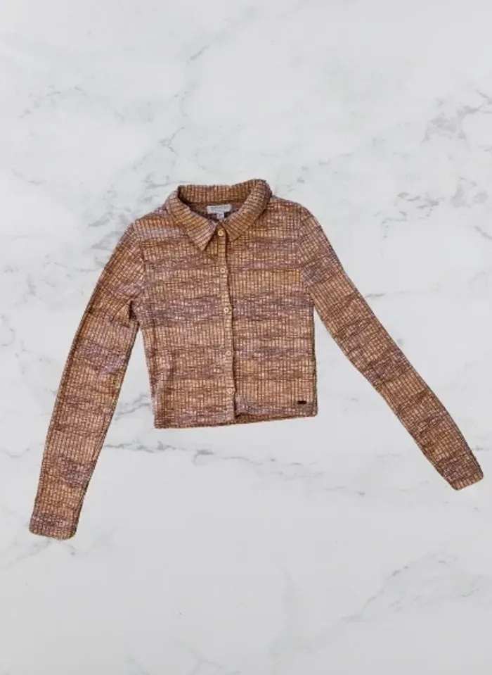 cardigan léger crop pull and bear