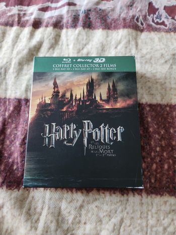 Coffret blu ray Harry Potter les reliques de la mort 1 et 2