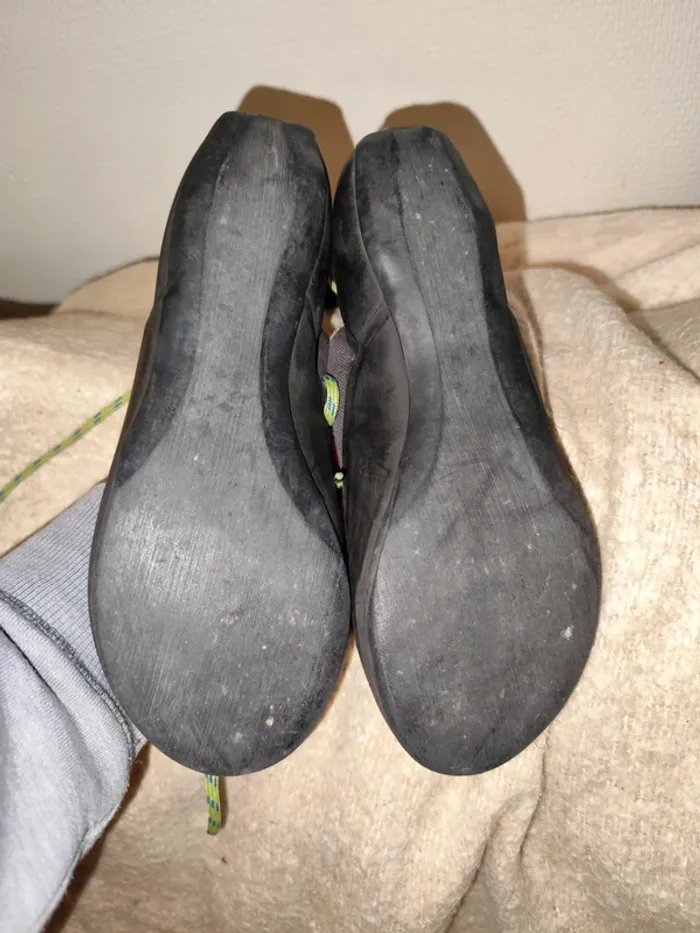 Chaussons d'escalade mixtes homme ou femme enfant taille 38 24cm simond - photo numéro 6