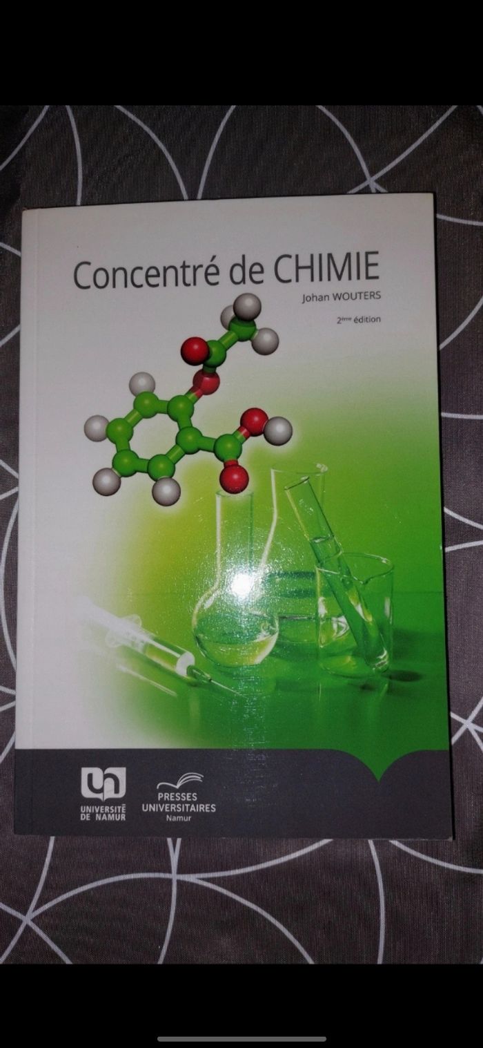 Livre chimie UNamur
