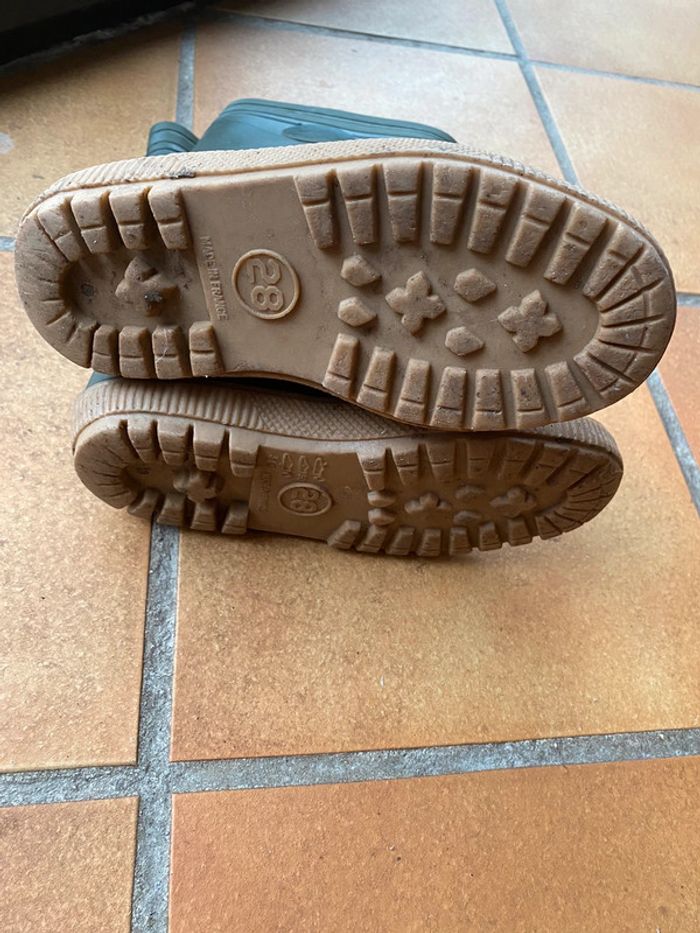 Bottes de pluie Taille 28 - photo numéro 8