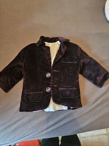Veste velours 3.6mois