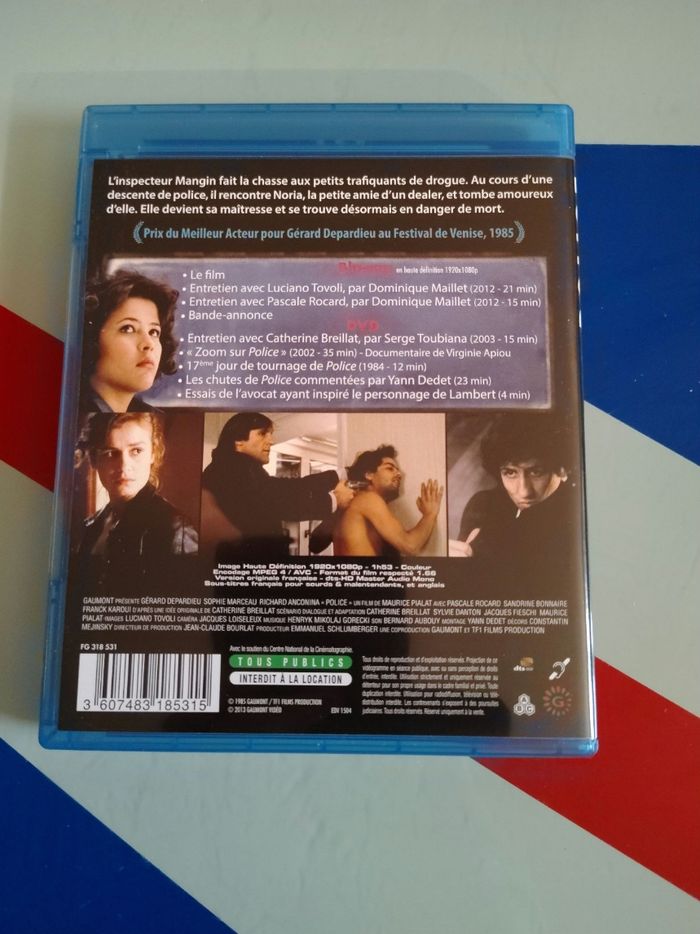 Blu Ray Police (Gérard Depardieu, Maurice Pialat, Sophie Marceau) - photo numéro 2