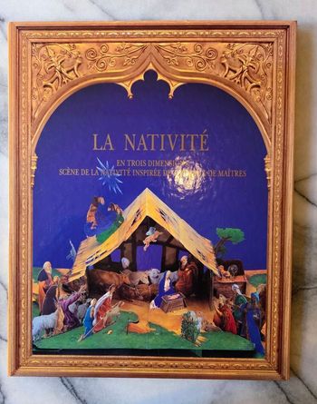 Livre Pop up Crèche
