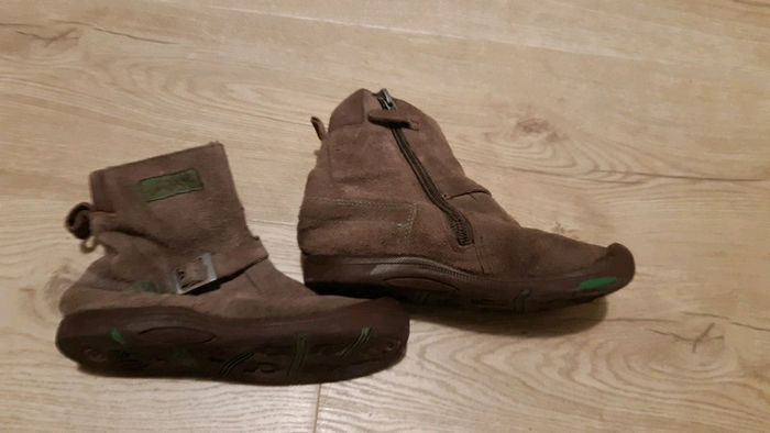 Bottines cuir fourrées T29 Vert Baudet - photo numéro 2