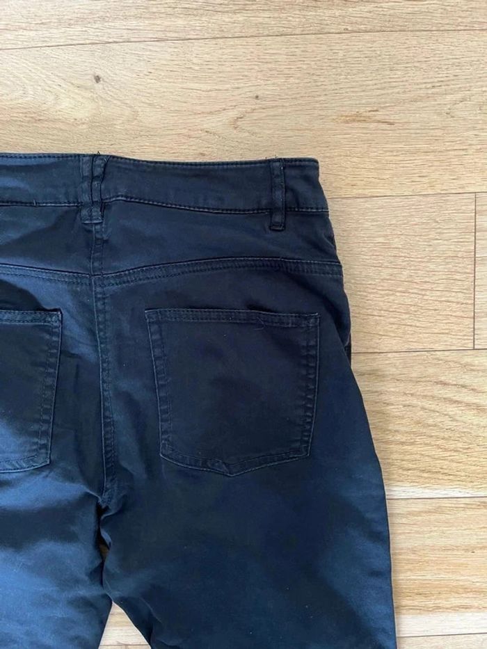 Pantalon jean slim skinny H&M taille 36 noir #EmmaLilleS36 - photo numéro 4