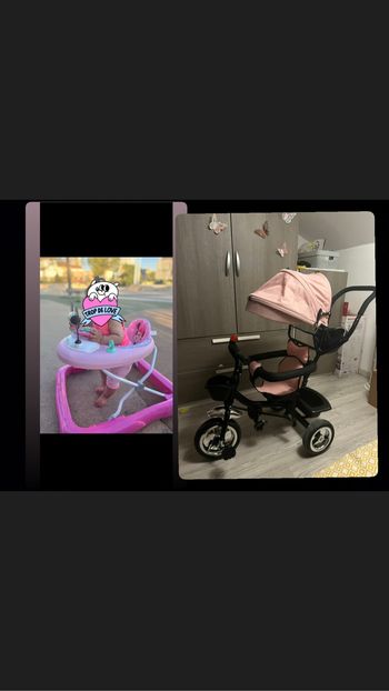 Je mets en vente un vélo+trotteur (fille)