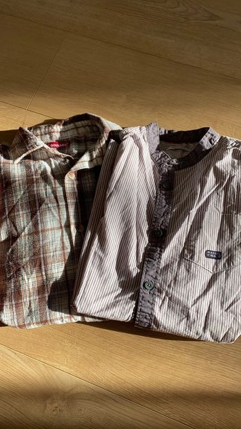 Lot de deux chemises 12 ans garcon