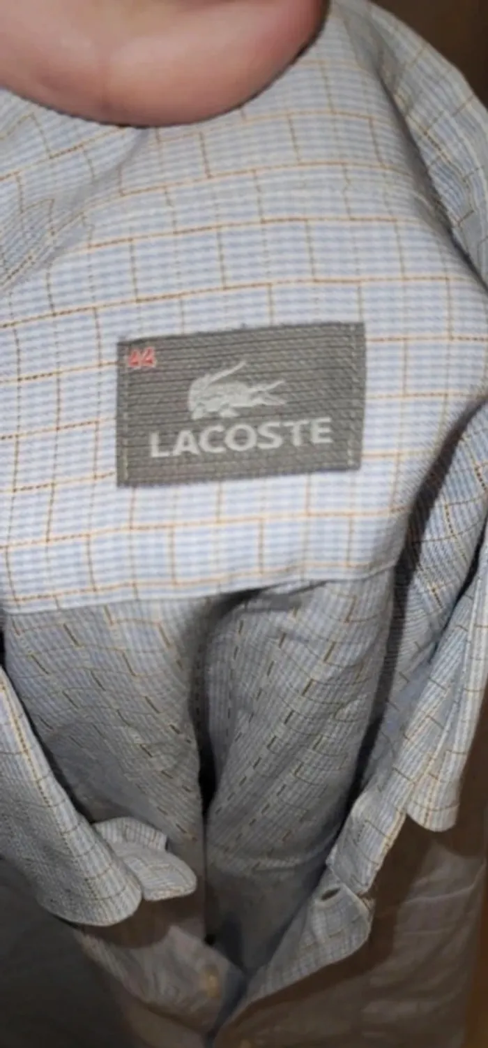 Très belle chemise lacoste 44 - photo numéro 4