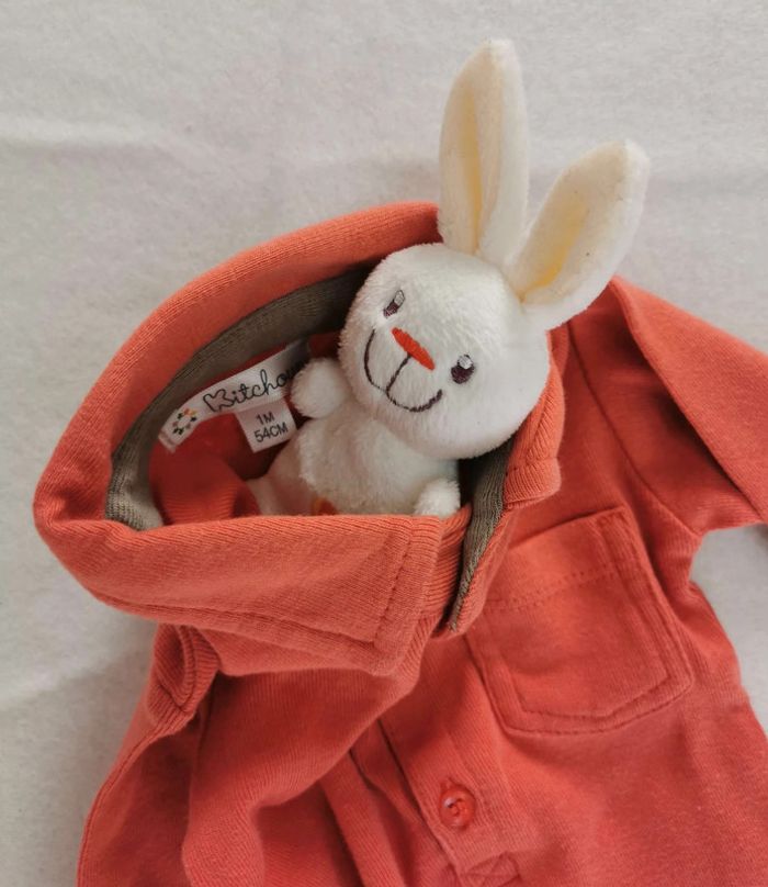 Tee-shirt 👣 manches longues Kitchoun 1mois/54cm - photo numéro 3