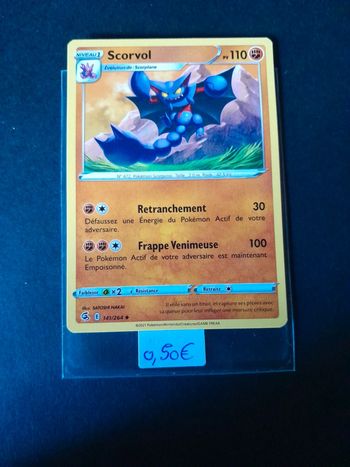 Carte Pokémon Scorvol 141/264