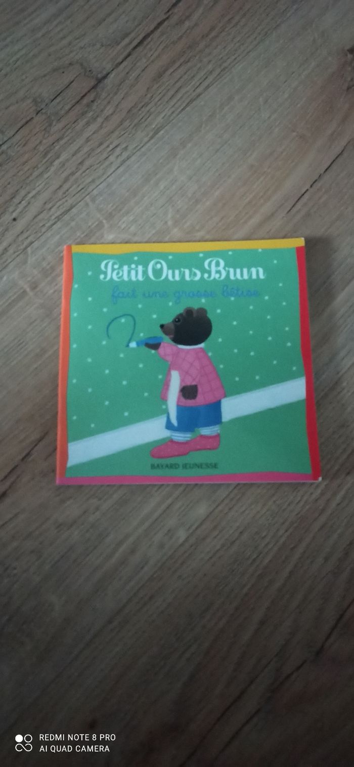 Livre petit ours brun
