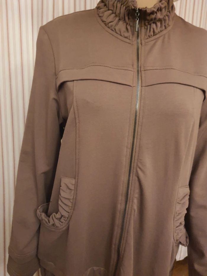 Pardessus Areline marron taille 4 (fr 42) neuf - photo numéro 12