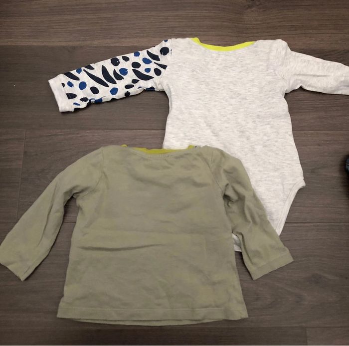 Ensemble DPAM jeans, body et haut 9 mois garçon - photo numéro 6