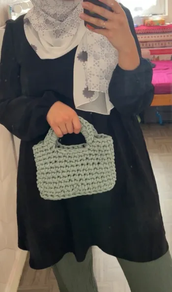 Sac à main en crochet