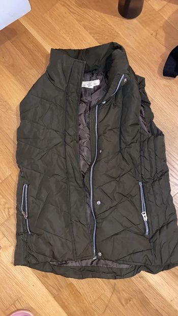 Veste kaki sans manche
