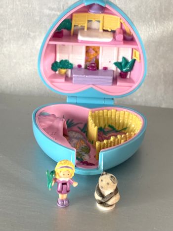 Polly Pocket bluebird Polly et ses pandas 1993