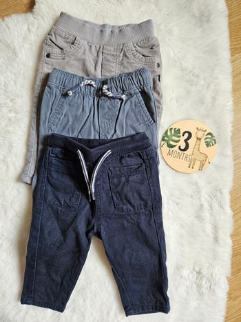 Lot 3 pantalons 3 mois