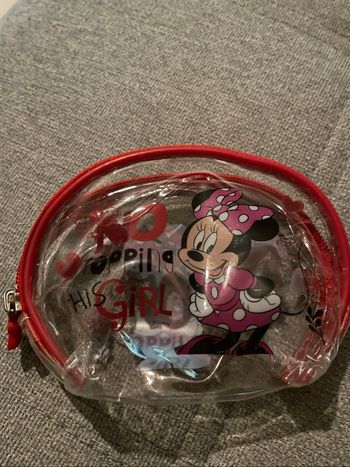 Porte monnaie transparent minnie