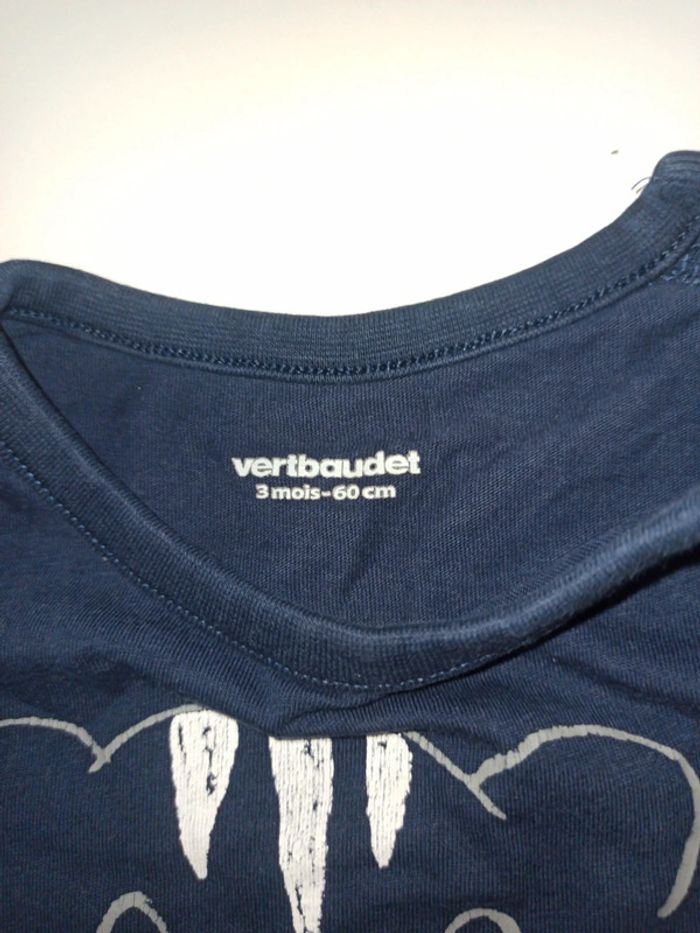 T-shirt vertbaudet 3 mois - photo numéro 3