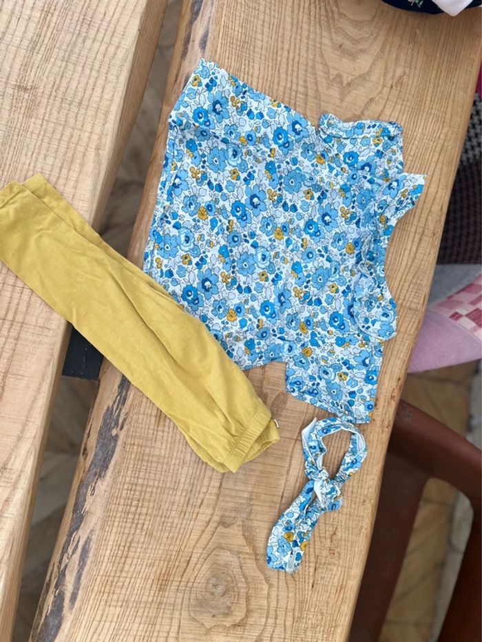 Lot vêtements fille printemps été 2 ans 24 mois Zara Jacadi Liberty robe - photo numéro 11
