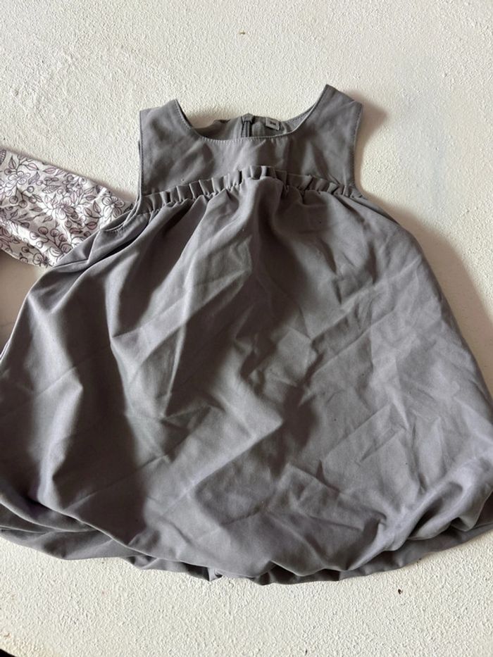 Tenue robe + t shirt Okaidi 3 mois parfait état - photo numéro 3
