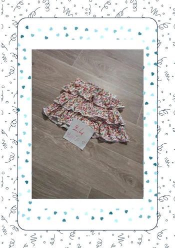 Jupe fille  avec culotte intégrées