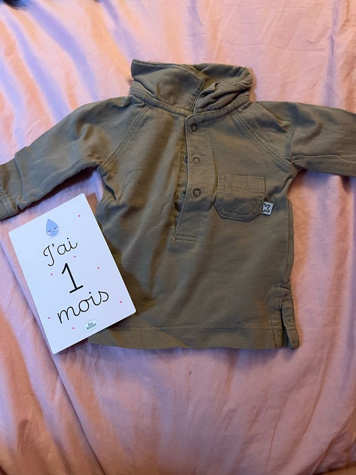 Lot t-shirt manche longue 1 mois - photo numéro 5