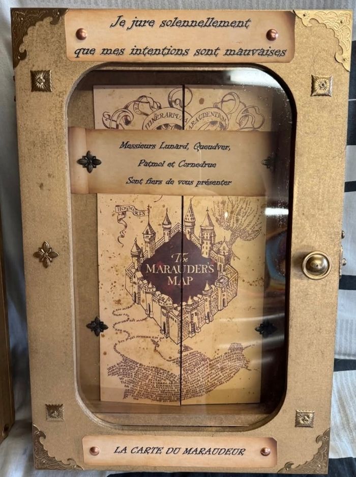 Coffret carte du maraudeur harry potter - photo numéro 2