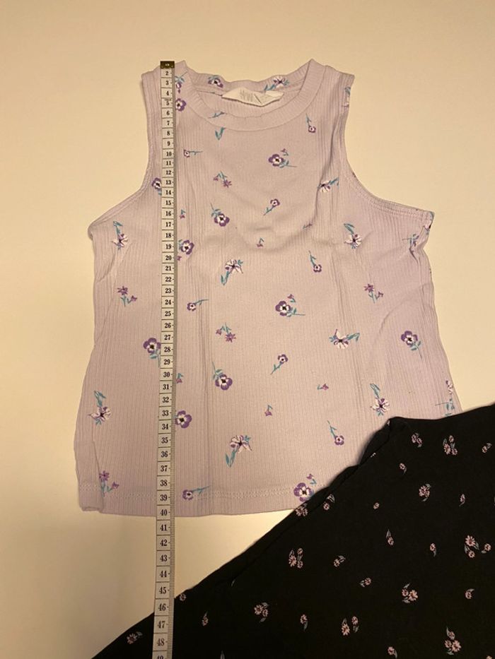 Tenue débardeur sans manches pantalon 3/4 F8/9ans - photo numéro 3